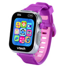 VTech KidiZoom Smartwatch DX4 - Purple-This super-cool smartwatch has two cameras, a large screen, high resolution, a premium metal body, a music player and more