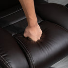 Vinsetto High Back Executive Massage Office Chair with 6-Point Vibration - Brown-Colour: Brown