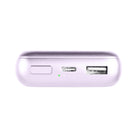 LOGiiX Piston Power 20000 mAh Banque d'alimentation en aluminium - Lavande-Chargez jusqu'à 2 appareils simultanément grâce au port USB-A intégré supplémentaire