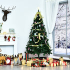 HOMCOM 6' Artificial Spruce Christmas Tree - Green-1000 tree tips offer ample space for decorative ornaments 