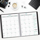 Brownline 2027 EcoLogix 14-Month Monthly Planner with Twin-Wire Binding - 11" x 8-1/2" - Assorted-English