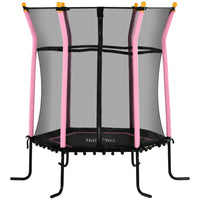 Soozier Kids Trampoline with Enclosure Net - 64" Dia. - Pink-Give your sweetie hours of bouncing fun with this mini trampoline 