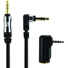 Scosche Mini Stereo Cable, 3', Black-Works with any audio player with 3.5mm headphone port