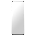 Zuo Riga Mirror - Black-Dimensions: 3.5" L x 24.0" W x 66.1" H