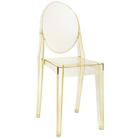 Modway Casper Dining Side Chair - Yellow-For Outdoor Use