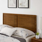 Modway Marlee Wood Full Platform Bed with Splayed Legs - Walnut-Rubberwood Legs