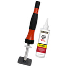 As Seen on TV No Stitch Secure Stitch Sewing Kit-Comes with 1x 3.5 ounces formulated adhesive powder. Apply a small amount of adhesive powder on to desired area, press with heating element to bond pieces together