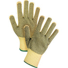 Zenith Safety String Knit Gloves With Dots, Size X-Large/10, 7 Gauge - 12 Pack-Coating PVC
