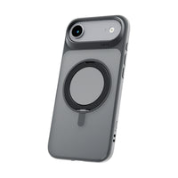 TUFF8 Glide360 Mag Case for iPhone 17 Air - Smoke Black-360° Rotating Stand: Built-in stand that rotates to multiple angles for hands-free phone use