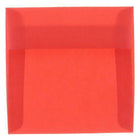JAM Paper - Enveloppes d'invitation carrées en vélin translucide - 6 po x 6 po - Rouge primaire - 25/paquet (PACV515)-Couleur : rouge primaire.