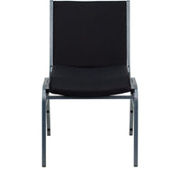Flash Furniture HERCULES Heavy Duty Black Dot Fabric Stack Chair-Set of 4 Multipurpose Stack Chairs