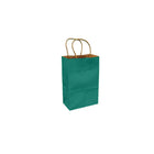 Eddie's - Sac à provisions en papier kraft 100 % recyclé - 5-1/2" x 3-1/4" x 8-3/8" - Bleu sarcelle - Paquet de 250-5-1/2" x 3-1/4" x 8-3/8"