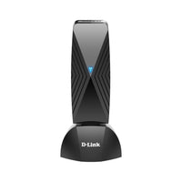 D-Link AX1800 Wi-Fi 6 USB Adapter - USB 3.0 - Dual Band-Upgrade to Wi-Fi 6:: Add AX1800 Wi-Fi 6 speeds to your PC or laptop for blazing-fast, stable connectivity with up to 574 Mbps (2.4 GHz) / 1200 Mbps (5 GHz). Up to 90% faster 2.4 GHz Speeds and 38% faster 5 GHz speeds compared to Wi-Fi 5 technology