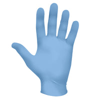 SHOWA EBT Sustainable 4 mil Nitrile Food Contact Single Use Gloves - Blue - X-Small - 100 Pack-4 mil low modulus blue nitrile