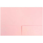 JAM Paper - Chemises de présentation à deux pochettes en papier cartonné colouré mat de qualité supérieure - rose pâle - Paquet de 6-Taille: 9 x 12 pouces