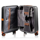 Champs Vintage II 20" Carry-on Luggage Case - Dark Grey-TSA Lock on the 28" Case, 24" and 20"