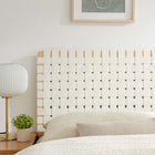 Modway Sparta Weave Vegan Leather Queen Headboard - Natural Beige-Vegan Leather Basketweave