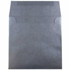 JAM Paper 6.5" x 6.5" Square Metallic Invitation Envelopes - Stardream Anthracite Black - 25 Pack-Size: 6 1/2 x 6 1/2 inches
