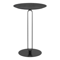 Zuo Derry Counter Table - Black-Faux Wood MDF round shape tabletop