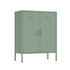 Manhattan Comfort Naomi 31.5" Modern Accent Cabinet - Green-Crafted with High Quality Steel to Ensure Long Lasting Use