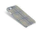 Gry Mattr - Étui en tissu GMF7MB pour iPhone 6/7/8 - Moutarde et Plaid bleu-Conception mince