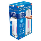 Bell + Howell Sonic Touch Free Hand Sanitizer Dispenser - Motion Activated-Automatic Soap Dispenser Includes: Touch free soap hand sanitizer dispenser 9.5 fl oz (280mL)