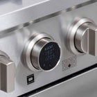 Kucht 30" KXP Series Dual Fuel Range Natural Gas - Stainless Steel-4-burner gas range includes two 15,000 BTU and two 9,000 BTU burners