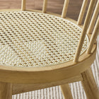Modway Lykke Curved Spindle Back Dining Chairs - Natural - 2 Pack-Assembly Required