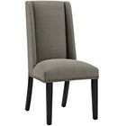 Modway Baron Fabric Dining Chair - Granite - 2 Pack-Dense Foam Padding for Comfort
