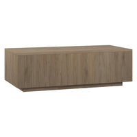 Hudson&Canal Paxton 48"W Rectangular Coffee Table - Antiqued Grey Oak-A modern contemporary design for your living room, den, and more