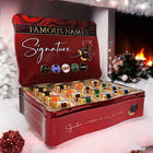 Famous Names - Collection de Liqueurs Signature dans une Boîte Cadeau en métal - 370 g-Chocolat Noir avec 58 % de Cacao