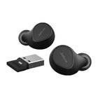 Jabra Evolve2 Buds USB-A MS Earbuds-Color:Black