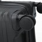 TUCCI Lussore 24" Hardside Check-in Luggage - Black-Built-in TSA Combination Lock – Secure and travel-friendly. Equipped with a built-in TSA-approved combination lock for hassle-free travel and peace of mind