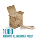 Perk - Bâtonnets à café en bois - Paquet de1000-Paquet de 1000