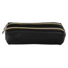 Mead  West Village Dual Zipper Pouch - Black-Dual Zippered Compartments: Two secure pockets help organize writing tools and small essentials