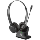 Adesso Xtream P400 Bluetooth Headset with Charging Cradle - Black-Charging cradle included for effortless recharging