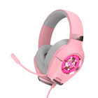 Hecate by Edifier GX Professional USB Gaming Headset with Hi-Res Audio and Retractable Microphone - Pink-The dual-mic ENC noise cancellation can filter out background noise and help you enjoy crystal-clear calls with HD voice during games