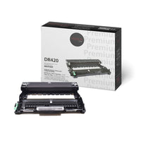 Premium Tone Brother DR420 ,DR-420 Compatible Toner Cartridge - Standard Yield - Black-Color : Black