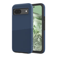 AXS - PROTech Plus étui mince anti-choc avec double couche pour Google Pixel 8a - Bleu Astral-Résistant aux chutes jusqu’a 10 pieds