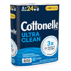 Papier hygiénique Cottonelle Ultra CleanCare en méga-rouleaux, paquet de 6-Comprend 6 méga-rouleaux