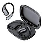 Adesso Xtream T5 Open-Ear Bluetooth Wireless Earbuds - Charging Case - Black-Open-Ear Bluetooth 5.3 earbuds for stable wireless connection and clear audio