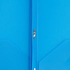 JAM Paper - Chemises POP colourées en plastique - chemises durables à 2 pochettes avec attaches métalliques - bleu - 6/paquet-Nos chemises POP à deux pochettes avec languettes sont durables, fabriquées en plastique lisse et solide, et ont un emplacement pour carte de visite du côté droit