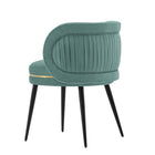 Manhattan Comfort - Lot de 2 chaises de salle à manger modernes Kaya 58 cm, revêtement en velours vert menthe-Testé de qualité commerciale avec une capacité de charge de 150 kg
