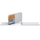 QuickFit Heavy Duty Legal Landscape Spreadsheet Binder - Round Ring - 1" - White - 4 Pack-1"