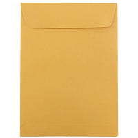 JAM Paper 5.5 x 7.5 Open End Catalog Envelopes, Brown Kraft Recycled, 1000 Pack (4101B)-Brown kraft