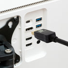 Staples Tech Displayport 1.4 Cable - 6 ft-Gold Plated Contacts: Ensures superior signal clarity and durability