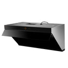 Fotile JQG9015 Slant Vent Series Range Hood - 36" - Black-Touch Control with Motion