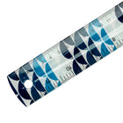 Pep Rally - Règle en plastique - 12 po/30 cm - Vague marine-Matière plastique durable