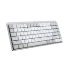 Logitech MX Mechanical Mini for Mac Minimalist Wireless Illuminated Keyboard - Tactile Quiet Keys - Pale Grey-Mastered for Mac: MX Mechanical Mini for Mac Bluetooth keyboard features a key layout for Mac designed for feel and productivity, optimized for macOS and compatible with iPadOS and iOS(1)