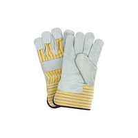 Zenith Safety Premium Quality Fitters Gloves, X-Large, Split Cowhide Palm, Cotton Inner Lining - 36 Pack-Cuff Material: Rubberized